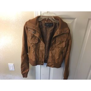 Love Culture leather cropped jacket